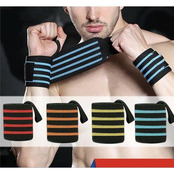1 Pair Wrist Band Support Brace Wrap Carpal Strap - Picture 8 of 10